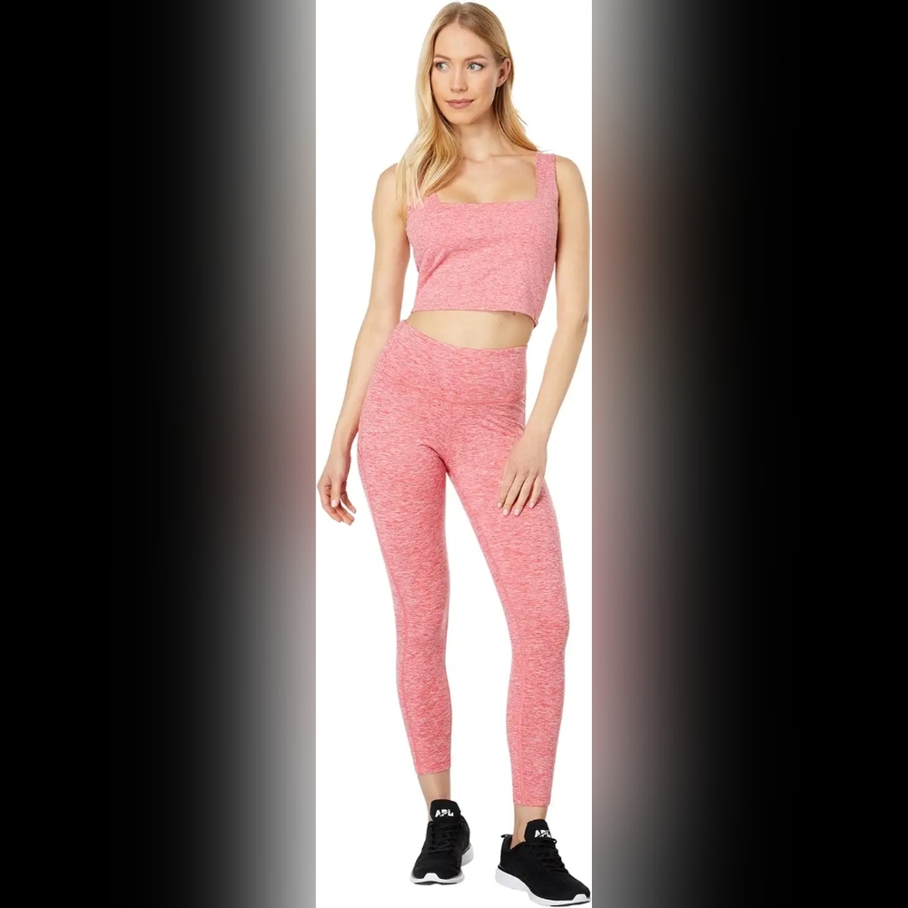 NWT Thrive Société size large zip side 7/8 legging set